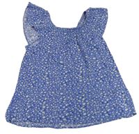 Modrá květovaná halenka Primark