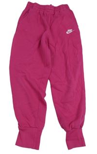 Fuchsiové tepláky s logem Nike