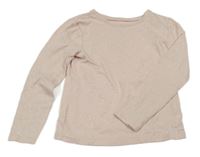 Světlerůžové třpytivé triko H&M