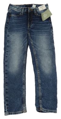 Nové - Tmavomodré slim fit rifle H&M