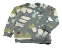 Šedo-barevná vzorovaná mikina H&M