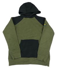 Černá-khaki mikina s kapucí Garcia