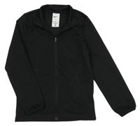 Černá propínací sportovní mikina s logem Nike