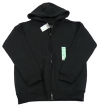 Nové - Černá propínací mikina s kapucí Primark
