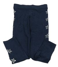 Tmavomodré legíny s hvězdami M&S