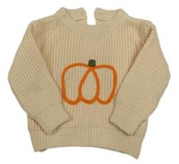 Béžový svetr s dýní Shein