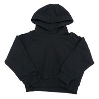 Černá crop mikina s kapucí F&F