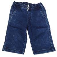 Tmavomodré riflové teplákové kraťasy Kiki&Koko