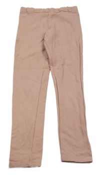 Růžové zateplené legíny H&M