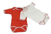 Nové - 2set - 2x Červeno-bílé body 