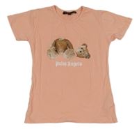 Růžové tričko s medvídkem 