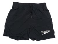 Černé plážové kraťasy s logem Speedo 