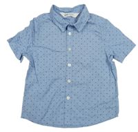 Světlemodrá puntíkatá košile H&M