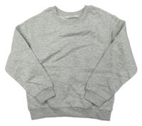 Šedá melírovaná mikina H&M