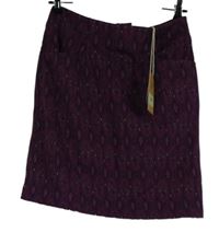 Nové - Dámská purpurová vzorovaná sukně Fat Face 