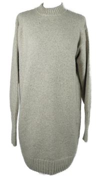 Dámské béžové svetrové oversized šaty H&M