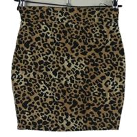 Dámská černo-béžová vzorovaná sukně New Look 