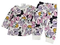 Bílé pyžamo s Minnie a Daisy Disney