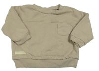 Béžová mikina s kapsou zn. Next