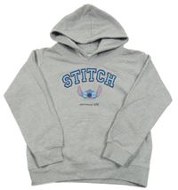 Světlešedá mikina se Stichem a kapucí Disney