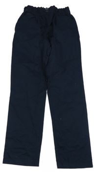 Tmavomodré straight kalhoty MNG