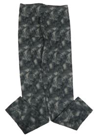 Šedé batikované legíny Nutmeg