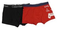 2 x boxerky - černé Cavlin Klein + červené s PSP ovladačem 
