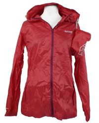 Dámská růžová šusťáková nepromokavá outdoorová bunda s kapucí Regatta