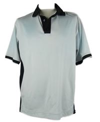 Pánské bílo-čerrné sportovní polo tričko 