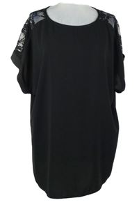 Dámská černá halenka s krajkou Friends like these