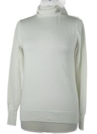 Nové - Dámský bílý svetr s rolákem Janina