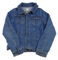 Modrá riflová crop bunda Monsoon