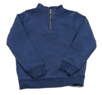 Tmavomodrá mikina se stojáčkem M&S