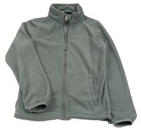 Šedá fleecová funkční propínací mikina Mountain Warehouse