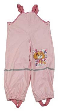 Růžové nepromokavé laclové kalhoty se Skye Nickelodeon