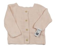 Nové - Růžový propínací svetr Dunnes