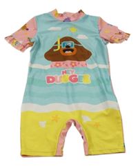 Světlemodro-žluto-růžový UV overal - Hej Hafí Nutmeg