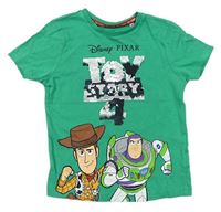 Zelené tričko s překlápěcími flitry Toy Story Disney