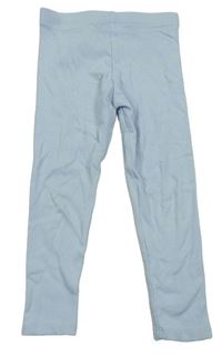 Světlemodré žebrované legíny Primark