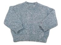 Světlemodrý třpytivý svetr Matalan