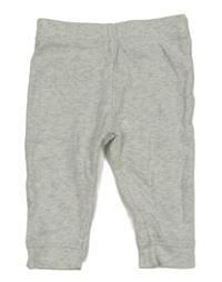 Šedé melírované tepláky 