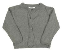 Šedý propínací svetr Campure