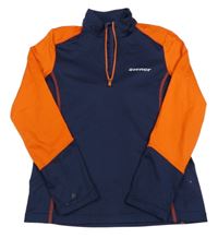 Tmavomodro-červená sportovní funkční mikina Ziene 