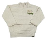 Béžová mikina s krokodýlem Primark 