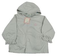 Nové - Šedá šusťáková jarní bunda s kapucí Judy