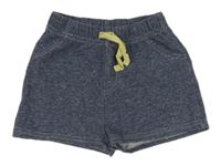 Tmavomodré teplákové kraťasy Ergee