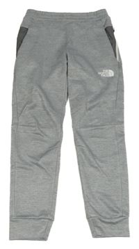 Šedé melírované sportovní funkční kalhoty The North Face