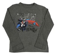 Tmavošedé melírované pyžamové triko se Spider-manem MARVEL
