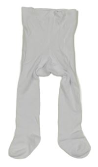 Bílé punčocháče 