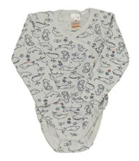 Bílé zavinovací body se zvířátky PUSBLU